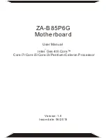 Preview for 1 page of Zeal-All ZA-B85P6G User Manual