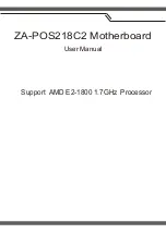 Zeal-All ZA-POS218C2 User Manual preview