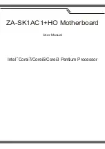 Zeal-All ZA-SK1AC1+HO User Manual предпросмотр