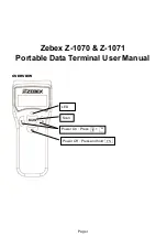 Preview for 1 page of Zebex Z-1070 User Manual