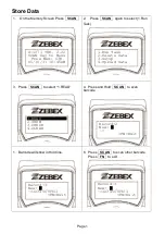 Preview for 3 page of Zebex Z-1070 User Manual