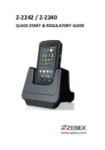 Zebex Z-2242 Quick Start Manual preview