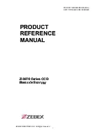 Zebex Z-3070 Series Product Reference Manual preview