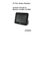 Zebex Z-721 Series Quick Start & Regulatory Manual preview