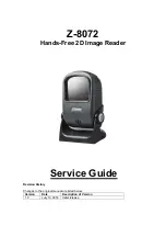 Preview for 1 page of Zebex Z-8072 Service Manual