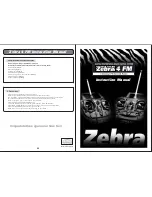 Zebra 4 FM Instruction Manual предпросмотр