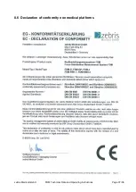 Preview for 38 page of zebris 124.3005 Specification And Operating Instructions