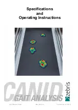 Preview for 1 page of zebris Canid Gait Operating Instructions Manual