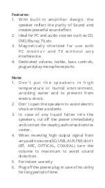 Preview for 2 page of Zebronics BTM9801RUCF User Manual