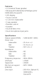 Preview for 12 page of Zebronics BTM9801RUCF User Manual