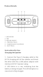 Предварительный просмотр 4 страницы Zebronics SOUND FEAST 700 User Manual