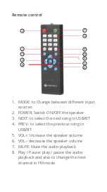 Предварительный просмотр 5 страницы Zebronics ZEB BT2150RUF User Manual