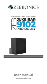 Предварительный просмотр 1 страницы Zebronics ZEB JUKE BAR 9102 PRO DOLBY User Manual