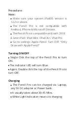 Preview for 4 page of Zebronics Zeb-Pencil Pro User Manual