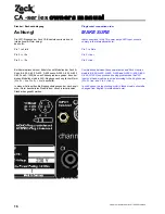 Preview for 16 page of Zeck Audio CA 1600 Owner'S Manual