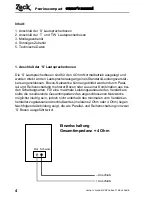 Preview for 4 page of Zeck Audio F 42 S Owner'S Manual