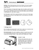 Предварительный просмотр 8 страницы Zeck Audio F-Serie compact Owner'S Manual