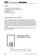 Предварительный просмотр 14 страницы Zeck Audio F-Serie compact Owner'S Manual