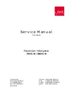 Preview for 1 page of Zeck Audio MD 10.14 Service Manual