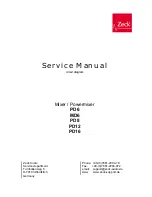 Zeck Audio MD6 Service Manual предпросмотр