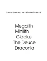 Предварительный просмотр 1 страницы Zed Audio Draconia Instruction & Installation Manual