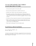 Preview for 8 page of Zedbed Z-PEDIC User Manual And Maintenance