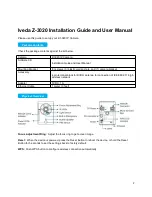 Preview for 2 page of Zee Z-3020 Installation Manual And User'S Manual