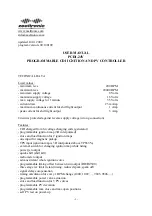 Предварительный просмотр 1 страницы zeeltronic PCDI-24V User Manual