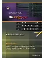 ZeeVee HDb2000 Quick Start Manual preview