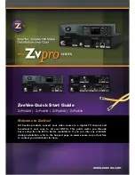 ZeeVee ZvPro820 User Manual preview