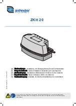 Zehnder Pumpen ZKH 20 Installation And Maintenance Instructions For Contractors предпросмотр