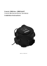 Preview for 1 page of Zehnder Rittling Centair CMEV.4e Installation Instructions Manual