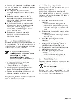 Preview for 21 page of Zehnder Rittling CO2 Sensor Manual For The User