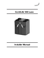 Zehnder Rittling ComfoAir 550 Luxe Installer Manual preview