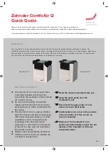 Preview for 1 page of Zehnder Rittling ComfoAir Q TR Quick Manual