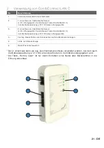 Предварительный просмотр 21 страницы Zehnder Rittling ComfoConnect LAN C Manual