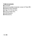 Preview for 14 page of Zehnder Rittling Timer RF Manual