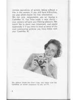 Preview for 4 page of ZEISS IKON CONTAFLEX III Instruction Book