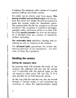 Preview for 6 page of ZEISS IKON CONTAFLEX III Instruction Book