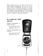 Preview for 10 page of ZEISS IKON CONTAFLEX III Instruction Book