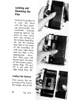 Preview for 24 page of ZEISS IKON CONTAFLEX III Instruction Book