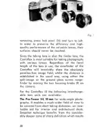 Preview for 32 page of ZEISS IKON CONTAFLEX III Instruction Book