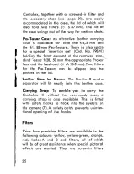 Preview for 34 page of ZEISS IKON CONTAFLEX III Instruction Book