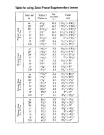 Preview for 36 page of ZEISS IKON CONTAFLEX III Instruction Book