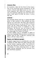 Preview for 38 page of ZEISS IKON CONTAFLEX III Instruction Book