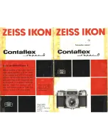 ZEISS IKON Contaflex Super B Instruction Manual preview