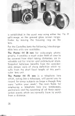 Preview for 34 page of ZEISS IKON CONTRAFLEX BETA Instruction Book