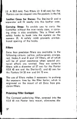 Preview for 36 page of ZEISS IKON CONTRAFLEX BETA Instruction Book