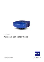 Zeiss Axiocam 506 color/mono User Manual preview