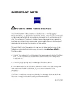 Preview for 8 page of Zeiss AxioCam MRc5 Installation Reference Manual